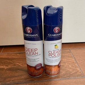 NEW Guardsman Deep Clean + Clean Polish sprays